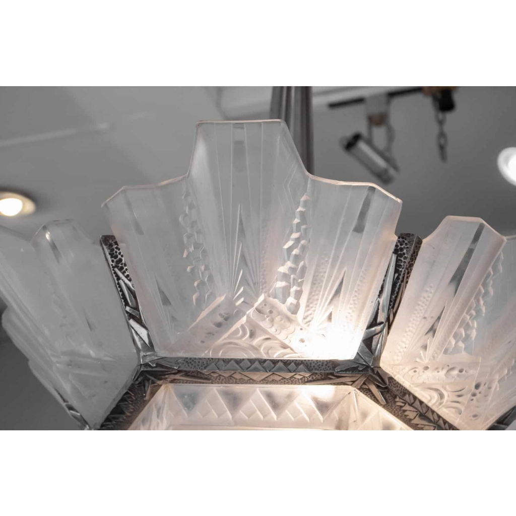 Muller Lustre Plaque Verre Blanc | Biron Muller Lustre Plaque Verre Blanc