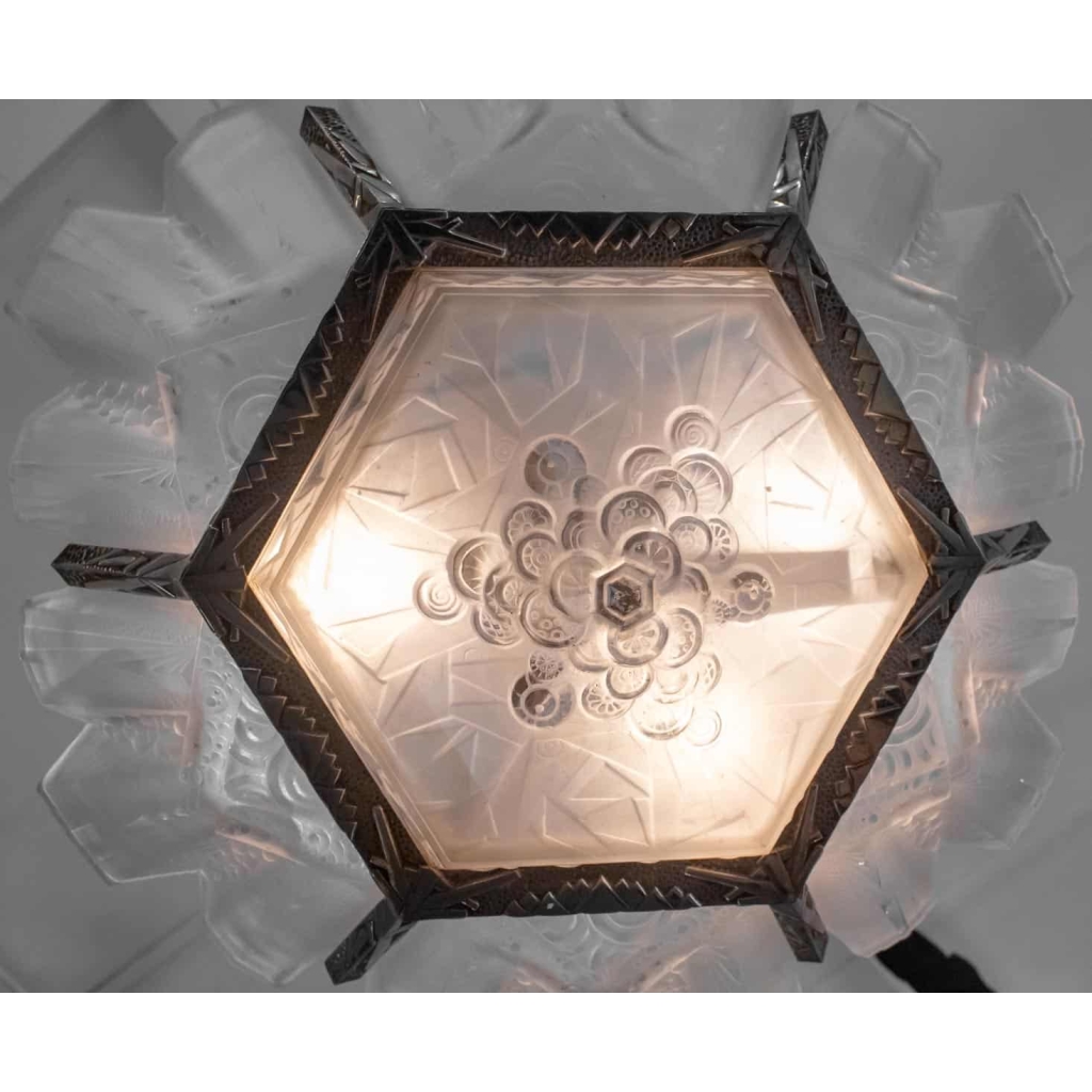 Muller Lustre Plaque Verre Blanc | Biron Muller Lustre Plaque Verre Blanc