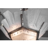 Muller Lustre Plaque Verre Blanc | Biron Muller Lustre Plaque Verre Blanc