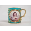 Paire grandes tasses Louis XIV et Louis XV | Biron Paire grandes tasses Louis XIV et Louis XV