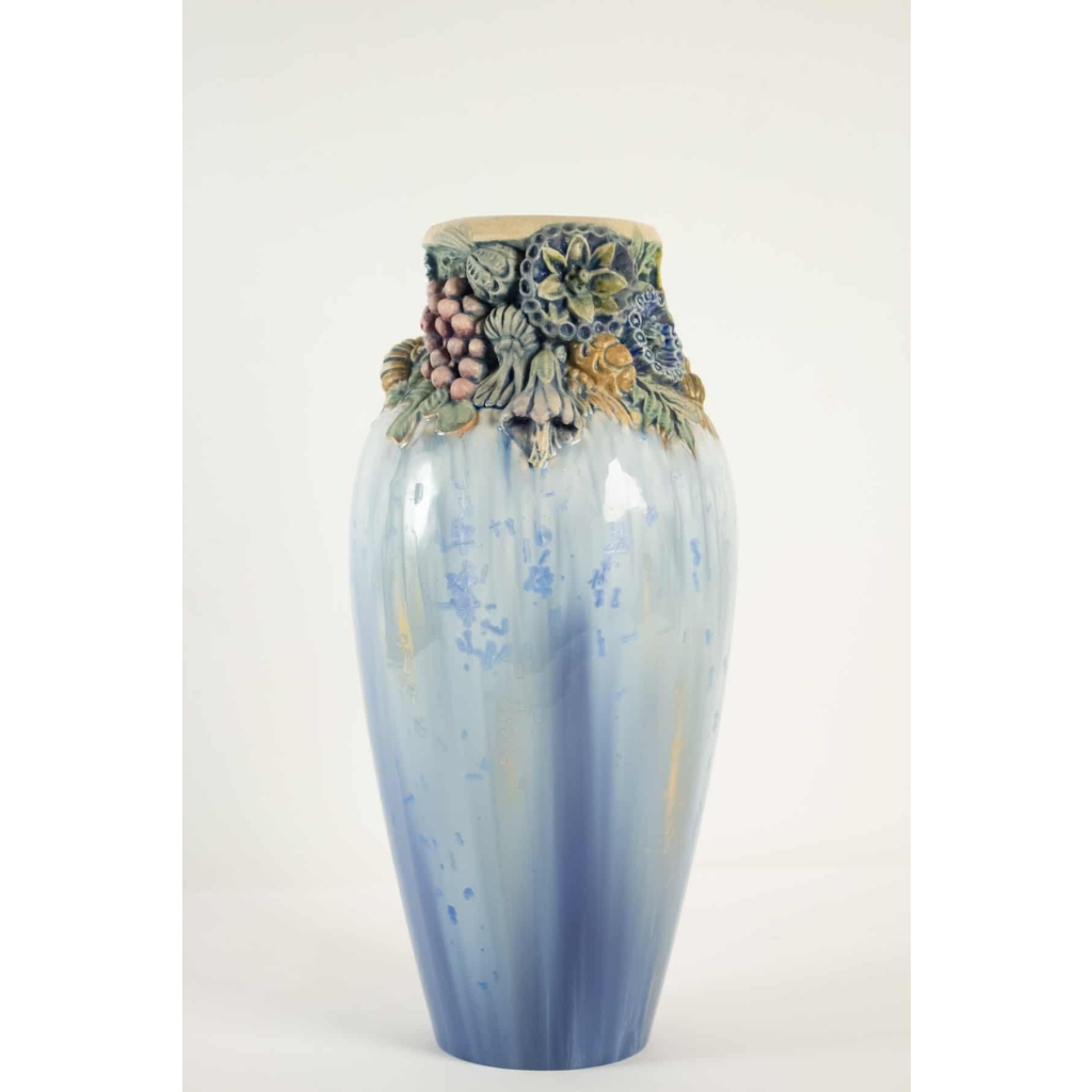 Grand vase en céramique art déco par Joseph Mougin (1876 – 1961 ) | Biron Grand vase en céramique art déco par Joseph Mougin (1876 - 1961 )