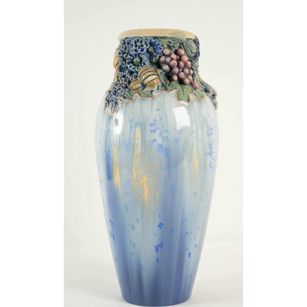 Grand vase en céramique art déco par Joseph Mougin (1876 – 1961 ) | Biron Grand vase en céramique art déco par Joseph Mougin (1876 - 1961 )