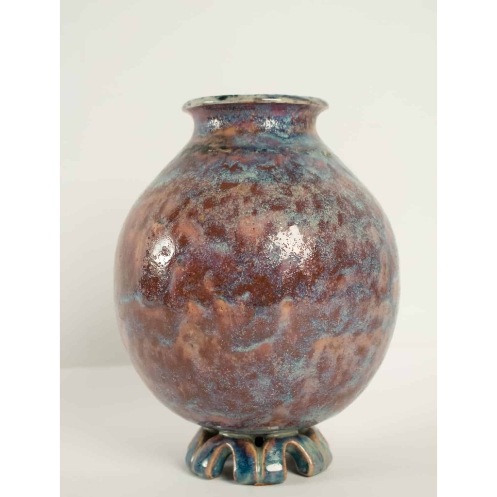 Frédéric Kiefer ( 1894 -1977) – vase ovoïde en céramique art deco | Biron ||||||