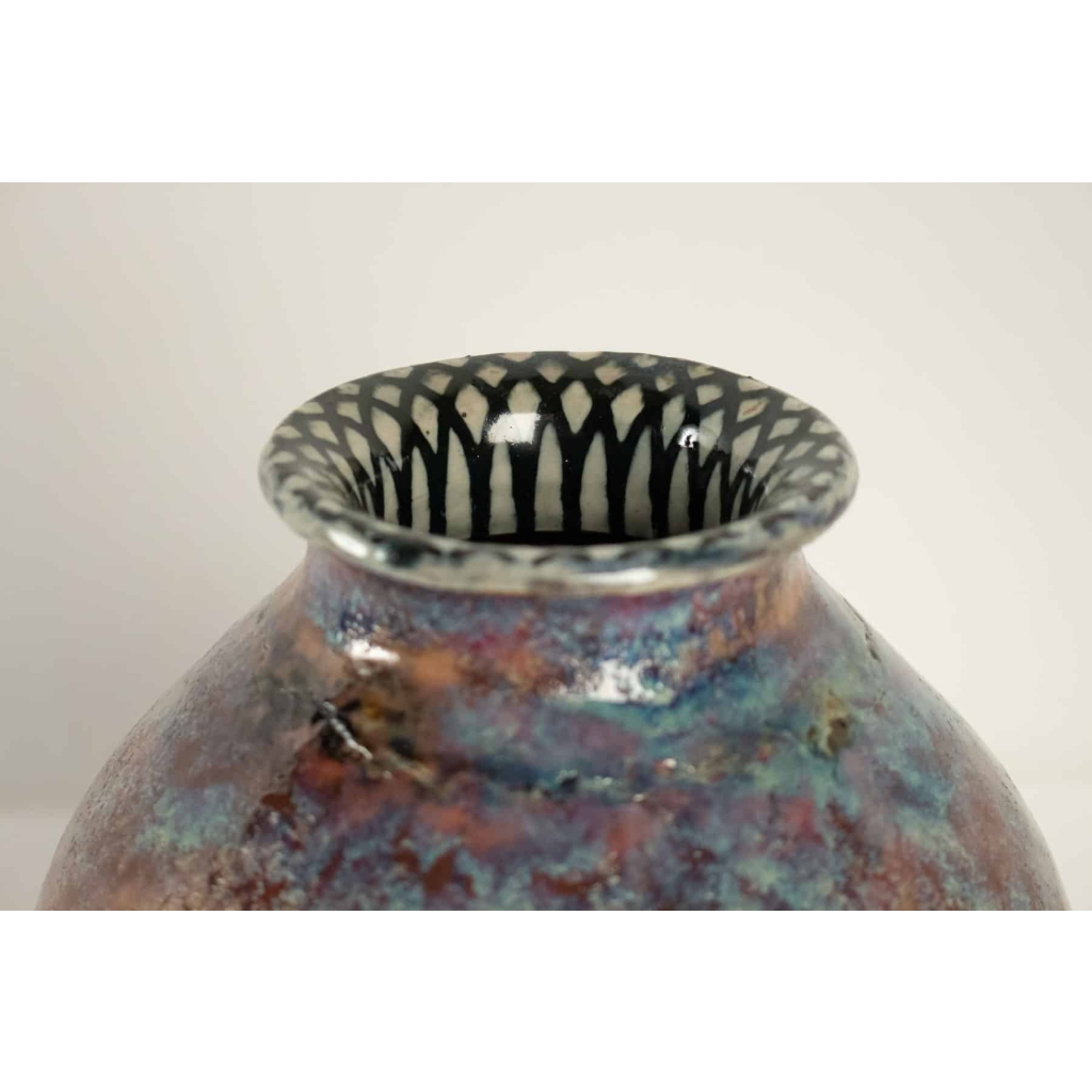 Frédéric Kiefer ( 1894 -1977) – vase ovoïde en céramique art deco | Biron Frédéric Kiefer ( 1894 -1977) - vase ovoïde en céramique art deco