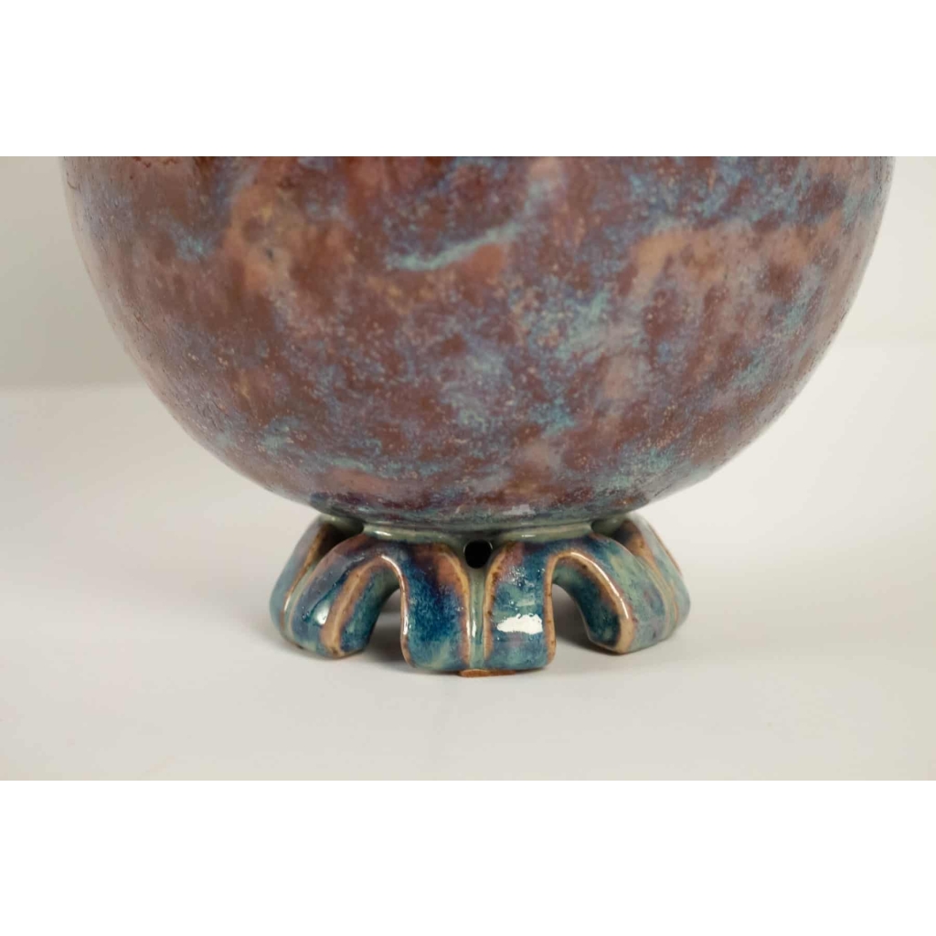 Frédéric Kiefer ( 1894 -1977) – vase ovoïde en céramique art deco | Biron Frédéric Kiefer ( 1894 -1977) - vase ovoïde en céramique art deco