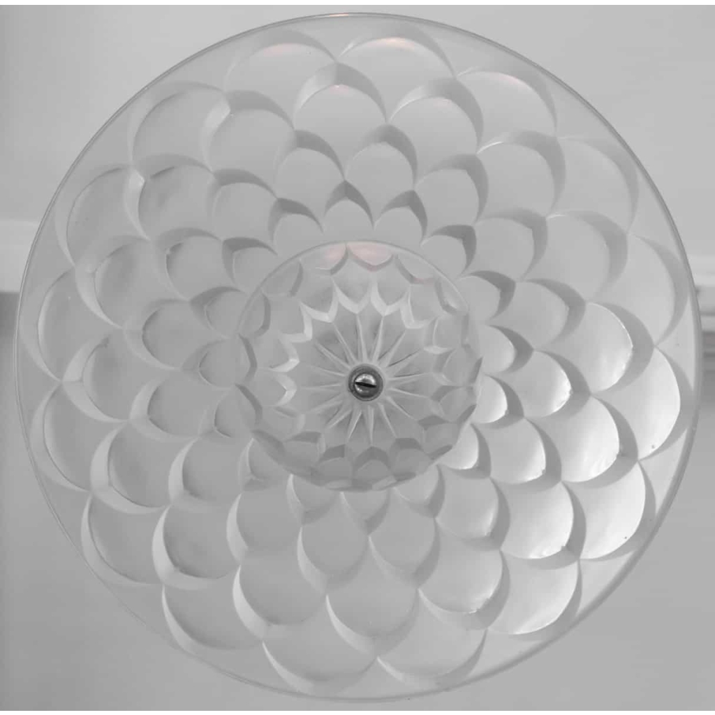 René LALIQUE Lustre « Vérone », dit aussi « Dahlia » 1927 | Biron René LALIQUE Lustre "Vérone", dit aussi "Dahlia" 1927