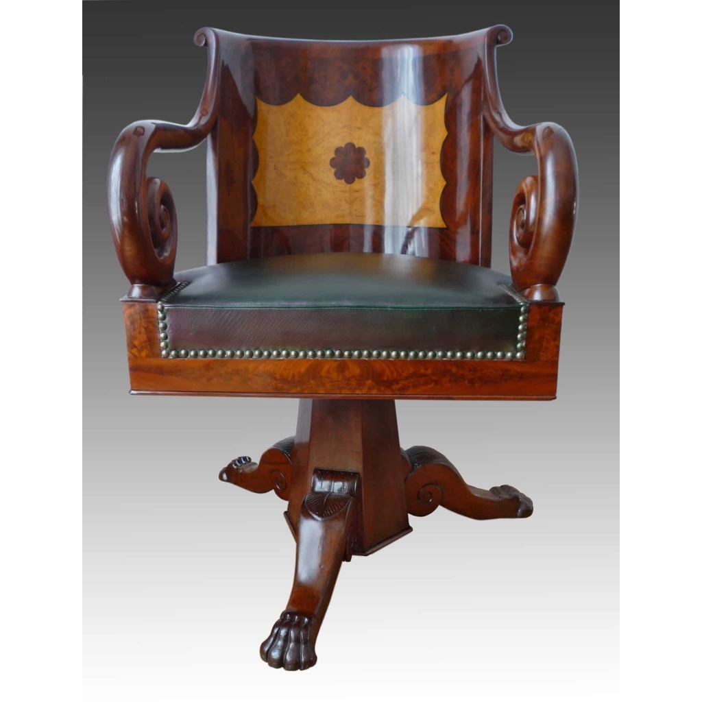 rare fauteuil de bureau | Biron |||