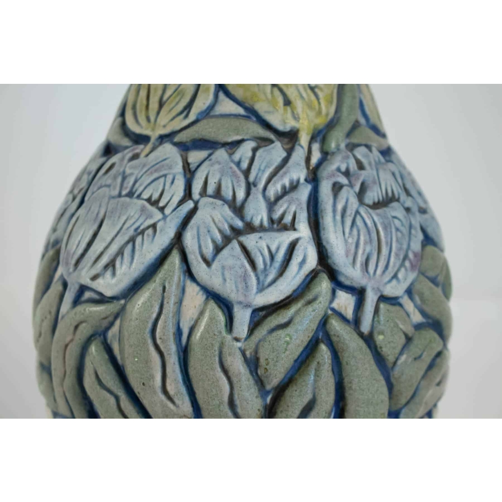 Joseph ( 1876-1961) et Pierre Mougin (1880-1955) – Vase en céramique, art déco | Biron Joseph ( 1876-1961) et Pierre Mougin (1880-1955) - Vase en céramique, art déco