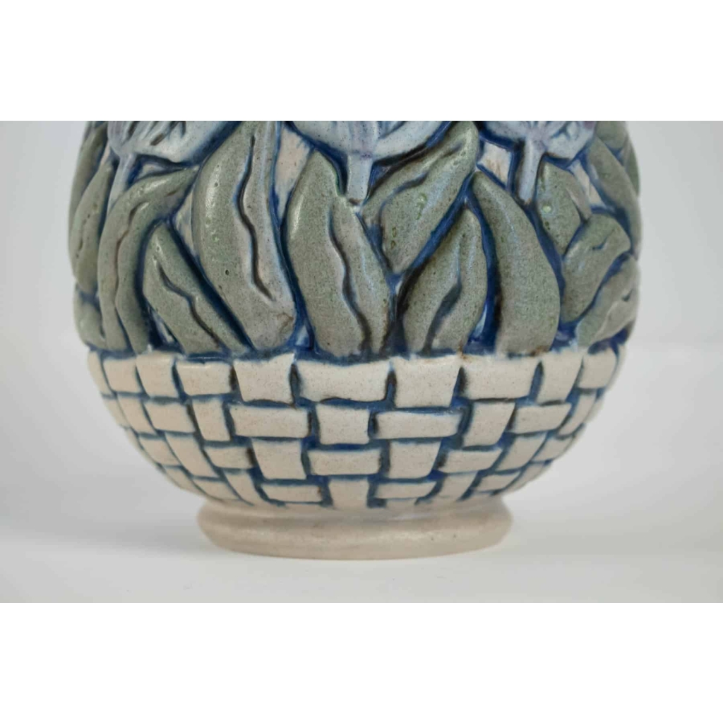 Joseph ( 1876-1961) et Pierre Mougin (1880-1955) – Vase en céramique, art déco | Biron Joseph ( 1876-1961) et Pierre Mougin (1880-1955) - Vase en céramique, art déco