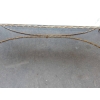 1950/70′ Table Basse en Bronze Doré Décor Palmier Maison Charles 112 X 47 cm Double Montant | Biron 1950/70' Table Basse en Bronze Doré Décor Palmier Maison Charles 112 X 47 cm Double Montant