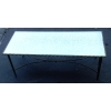 1950/70′ Table Basse en Bronze Doré Décor Palmier Maison Charles 112 X 47 cm Double Montant | Biron 1950/70' Table Basse en Bronze Doré Décor Palmier Maison Charles 112 X 47 cm Double Montant