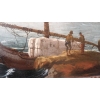 Peinture sur toile, marine, attribuée à Andrien Van Der Cabel. Réf: Charles 07. | Biron Peinture sur toile, marine, attribuée à Andrien Van Der Cabel. Réf: Charles 07.