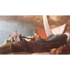Peinture sur toile, marine, attribuée à Andrien Van Der Cabel. Réf: Charles 07. | Biron Peinture sur toile, marine, attribuée à Andrien Van Der Cabel. Réf: Charles 07.