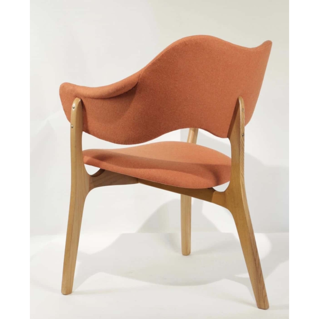 Paire de Fauteuils de Kjell Hjall et Bjarne Stave Edition M Lenestolfabrikk 1950