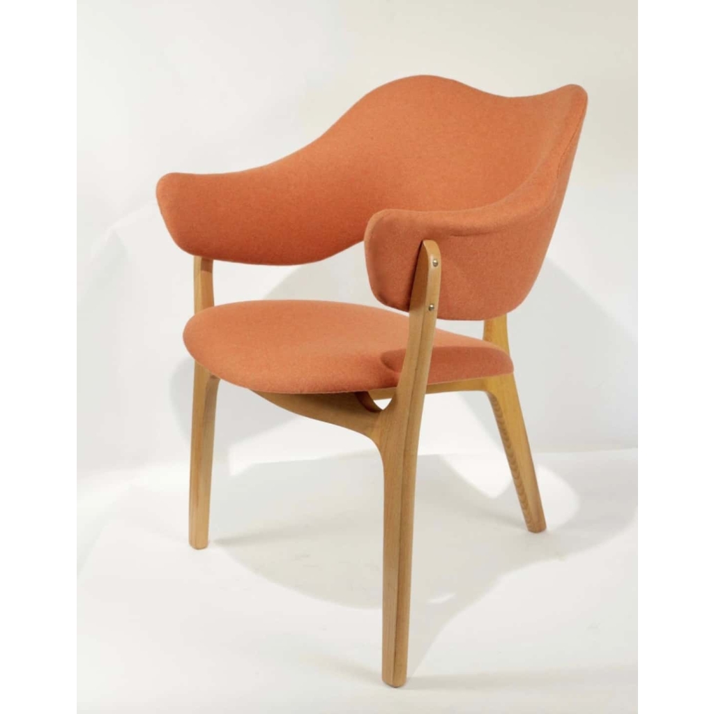 Paire de Fauteuils de Kjell Hjall et Bjarne Stave Edition M Lenestolfabrikk 1950