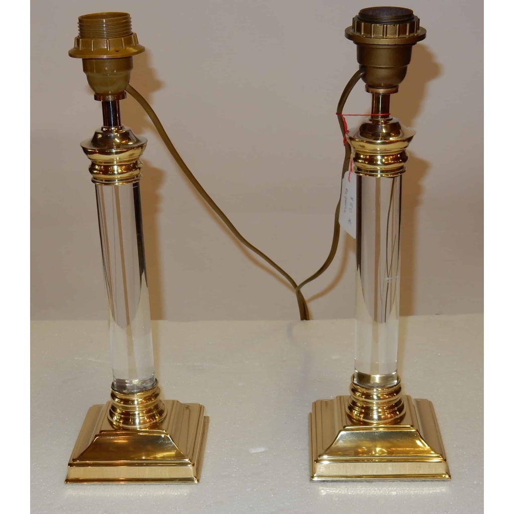 1970' Roméo Paire de Lampes Altuglass