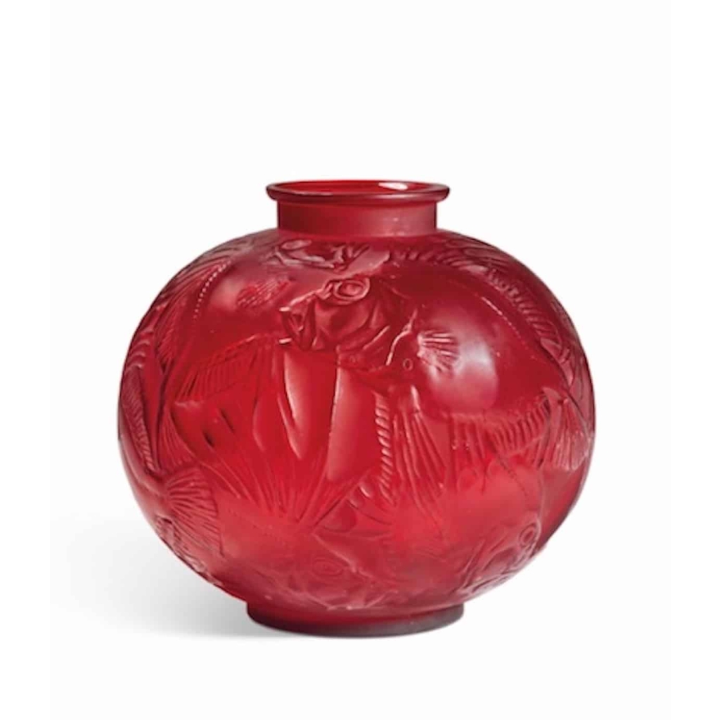 RENÉ LALIQUE (1860-1945) VASE POISSONS -1921 | Biron 