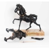 Importante Sculpture En Bronze, Samouraï, Japon, 1925. | Biron Importante Sculpture En Bronze, Samouraï, Japon, 1925.