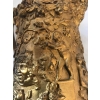Tête à tête à bière en laiton repoussé. Réf: 184. | Biron Tête à tête à bière en laiton repoussé. Réf: 184.