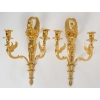 Paire d’appliques d’époque 1er Empire (1804 – 1815). | Biron |||||||||