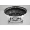 Paire de RECHAUDS et leurs CLOCHES en Métal Doublé Argent | Biron Paire de RECHAUDS et leurs CLOCHES en Métal Doublé Argent