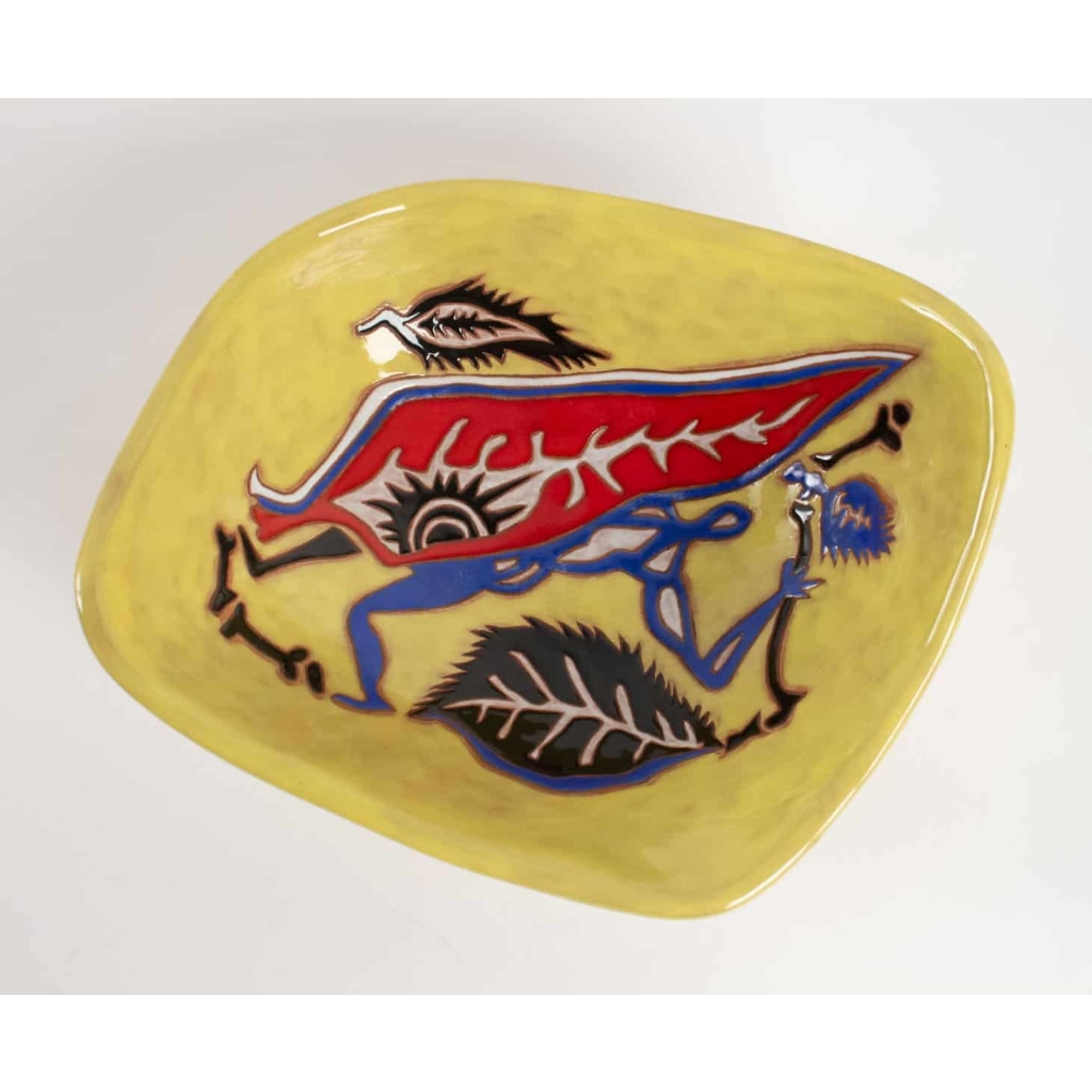 Jean Lurçat (1892 -1966) – coupe en céramique, année 50 | Biron ||||||