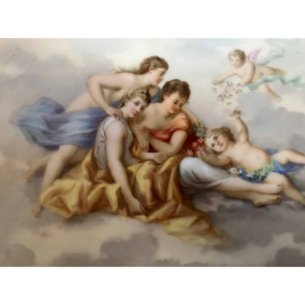 Tête à tête en porcelaine de Vienne. Réf: 282. | Biron Tête à tête en porcelaine de Vienne. Réf: 282.