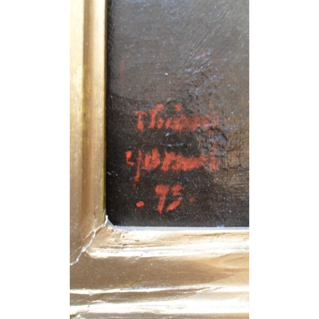 Portrait d’homme, sur toile, dans son cadre en bois doré. Réf: Charles 16. | Biron Portrait d'homme, sur toile, dans son cadre en bois doré. Réf: Charles 16.