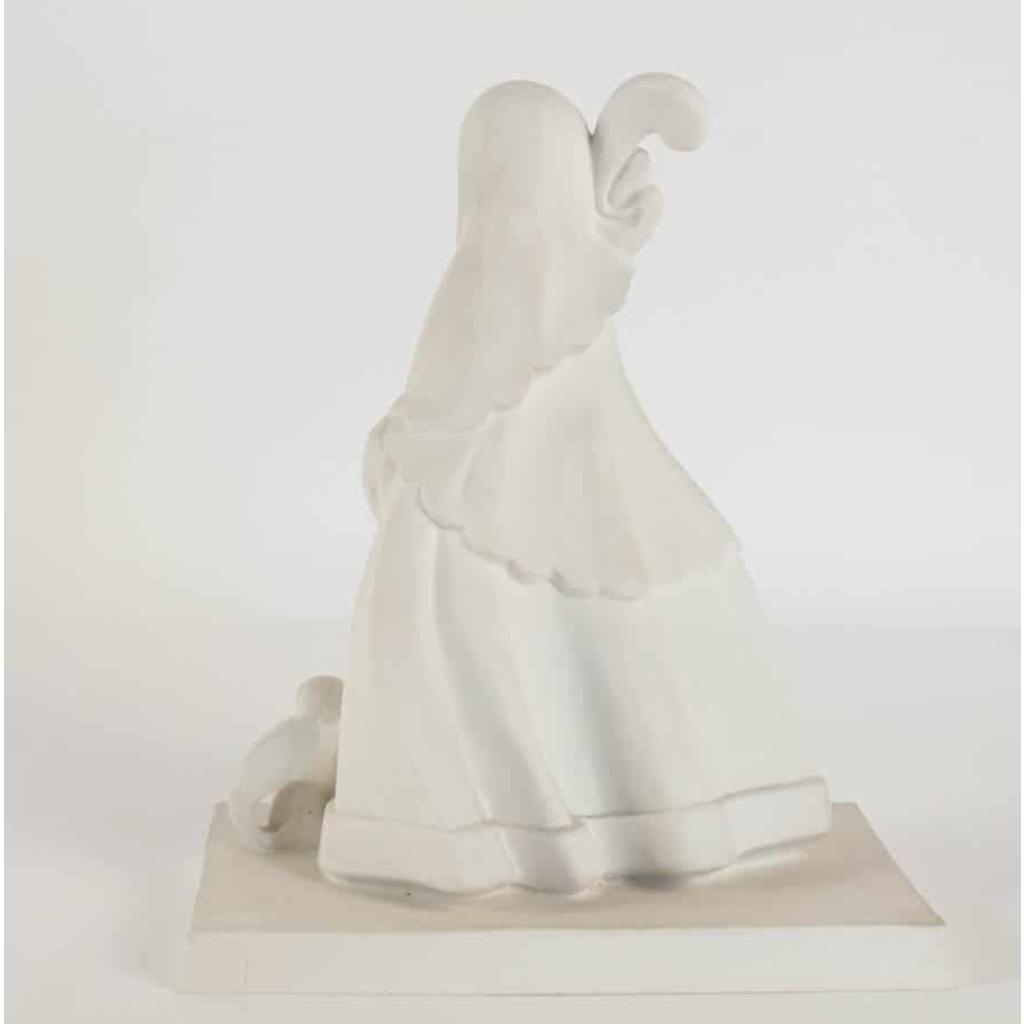 Sculpture en porcelaine, Manufacture de Sèvres & Anie Mouroux – céramique année 30 | Biron Sculpture en porcelaine, Manufacture de Sèvres & Anie Mouroux - céramique année 30