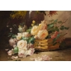 Alfred Godchaux (1835 – 1895): Roses et chrysanthèmes. | Biron Alfred Godchaux (1835 - 1895): Roses et chrysanthèmes.