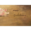 Alfred Godchaux (1835 – 1895): Roses et chrysanthèmes. | Biron Alfred Godchaux (1835 - 1895): Roses et chrysanthèmes.