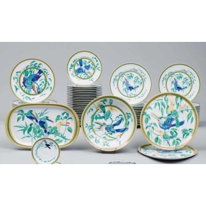 HERMES Paris Service « TOUCAN » 67 pièces | Biron ||