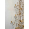 Spectaculaire Paire d’Appliques, 1930-1940, En Bronze Doré Et Pampilles En Cristal | Biron Spectaculaire Paire d'Appliques, 1930-1940, En Bronze Doré Et Pampilles En Cristal
