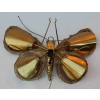 1970' Applique Papillon Signée Isabelle Faure Avec Ailes En Agates 51 X 63 CM