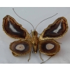 1970' Applique Papillon Signée Isabelle Faure Avec Ailes En Agates 51 X 63 CM