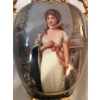 Vase en porcelaine, bleu de Sèvres et bronze doré. Réf: 287. | Biron Vase en porcelaine, bleu de Sèvres et bronze doré. Réf: 287.