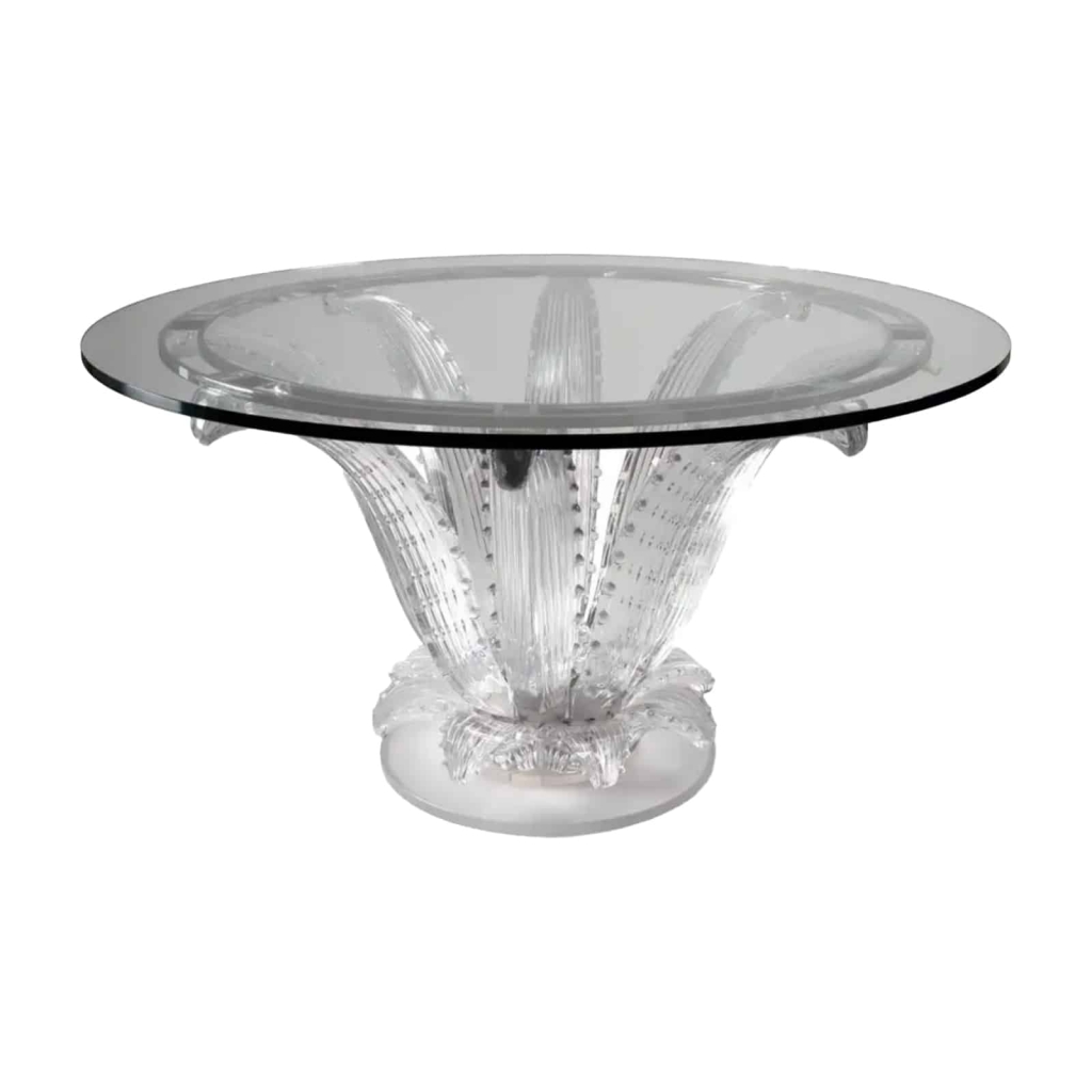 Cristal Lalique Table « CACTUS » | Biron Cristal Lalique Table "CACTUS"