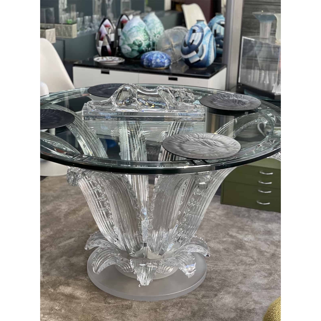 Cristal Lalique Table « CACTUS » | Biron Cristal Lalique Table "CACTUS"