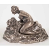 Bronze érotique russe en argent massif, signé. Réf: 156. | Biron Bronze érotique russe en argent massif, signé. Réf: 156.