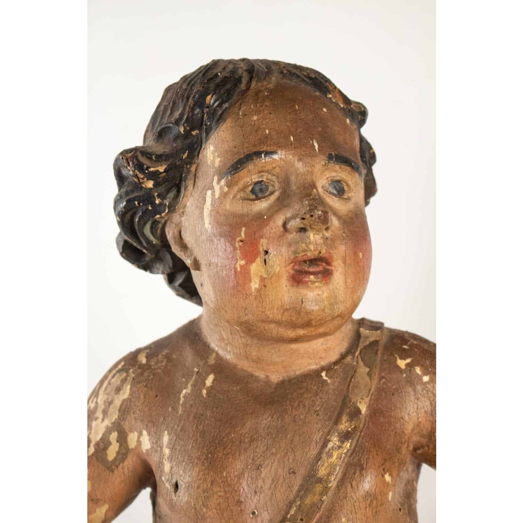 Paire d’anges XVIIIe siècle | Biron Paire d'anges XVIIIe siècle