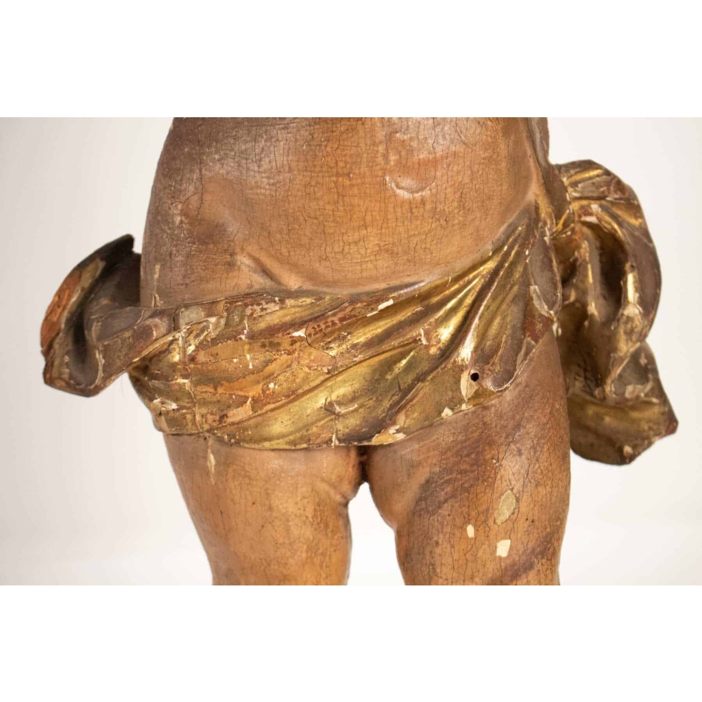 Paire d’anges XVIIIe siècle | Biron Paire d'anges XVIIIe siècle