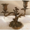 Paire de chandeliers en bronze à deux bras de lumières. Réf: 260 | Biron Paire de chandeliers en bronze à deux bras de lumières. Réf: 260