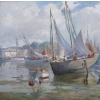 BARNOIN Henri tableau 20è siècle Bretagne port de Concarneau huile toile signée Certificat d’authenticité | Biron BARNOIN Henri tableau 20è siècle Bretagne port de Concarneau huile toile signée