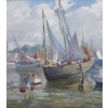 BARNOIN Henri tableau 20è siècle Bretagne port de Concarneau huile toile signée Certificat d’authenticité | Biron BARNOIN Henri tableau 20è siècle Bretagne port de Concarneau huile toile signée