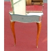 1940′ Coiffeuse Art Deco Avec Tryptique Miroirs | Biron 1940' Coiffeuse Art Deco Avec Tryptique Miroirs