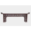 Grande console chinoise en bambou laqué rouge, fin XIXe siècle | Biron Grande console chinoise en bambou laqué rouge, fin XIXe siècle