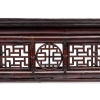 Grande console chinoise en bambou laqué rouge, fin XIXe siècle | Biron Grande console chinoise en bambou laqué rouge, fin XIXe siècle