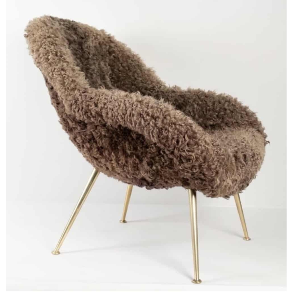 Paire de Fauteuils de Fritz Neth 1950