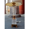 1970 Lampe cristal et bronze