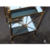 1950/70′ Paire d’Etagères en Laiton à 3 Niveaux Maison Bagués Plateaux Miroirs 32 X 32 cm | Biron 1950/70' Paire d'Etagères en Laiton à 3 Niveaux Maison Bagués Plateaux Miroirs 32 X 32 cm